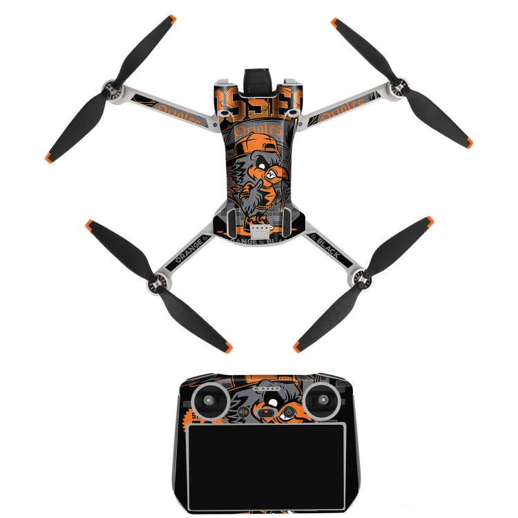 Sunnylife Drone+Remote Control Protective Sticker For DJI Mini 3 Pro RC Version(Irimitent Eagle)