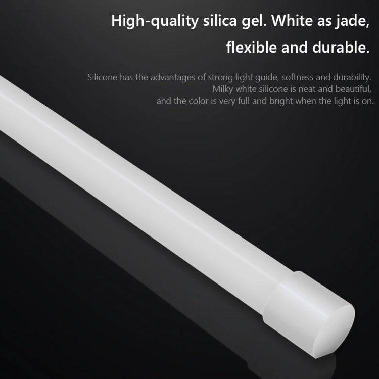 COOLMOON Y360 Round Tube Multi-interface ARGB Chassis Light Bar Computer Decorative Silicone LED ...