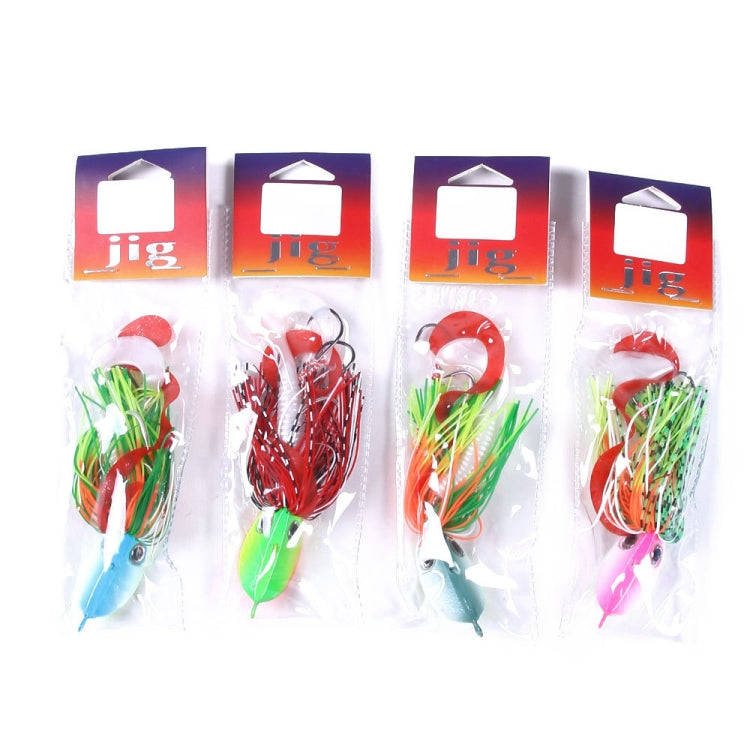 HENGJIA JIG Fish Head Beard Lead Hook, Specification: 100G(No. 2)