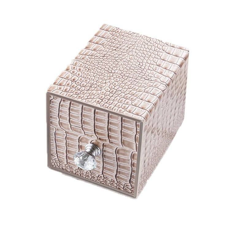 Dustproof Blue Light Disinfection Nail Polisher Storage Box(Khaki)