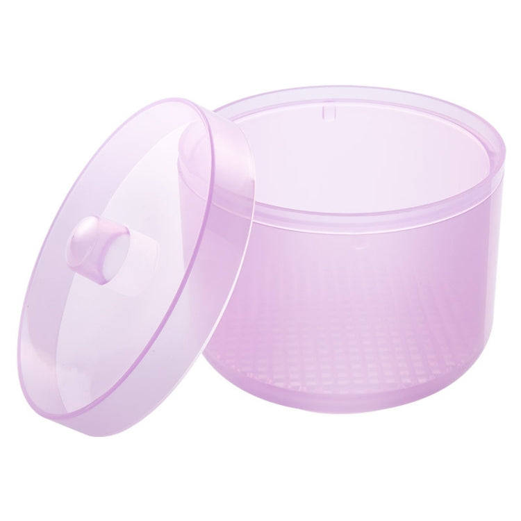 Nail Polisher Can Be Soaked And Drained Cleaning Disinfection Box(Purple)