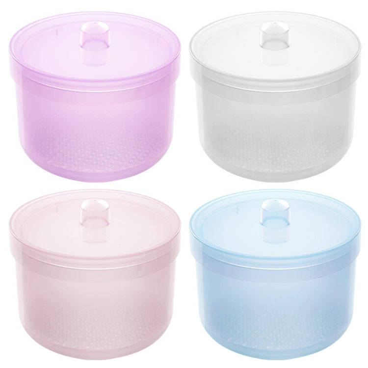 Nail Polisher Can Be Soaked And Drained Cleaning Disinfection Box(Purple)