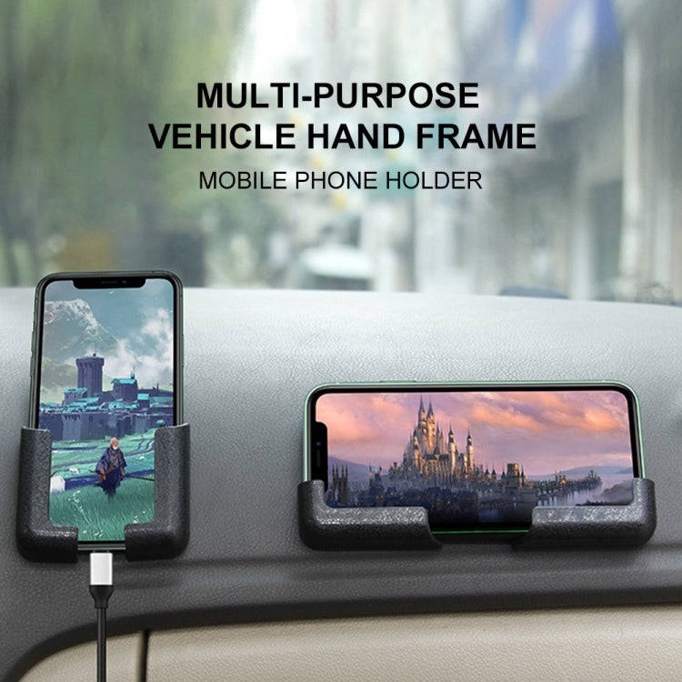 5 Pairs Car Mobile Phone Bracket Dashboard Navigation Paste Adjustable Bracket(White)