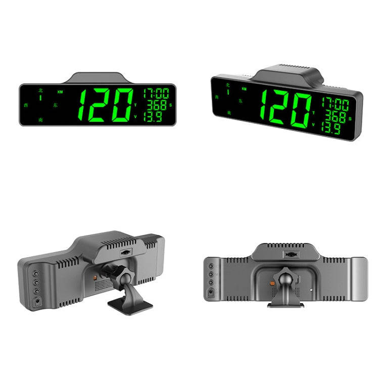 9.0 Inch Screen Car HUD Car Head-up Display Compass Multifunction GPS Speedometer