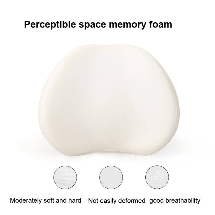 Office Memory Foam Waist Support Cushion Waist Support Pillow(Grass Green)