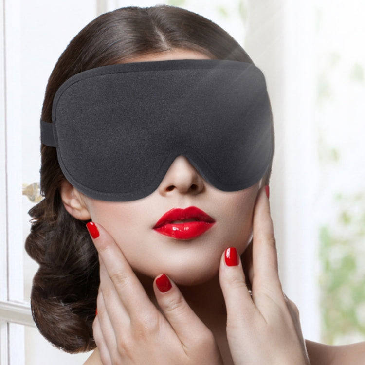 Three-Dimensional Breathable Hollow Sleep Shading Eye Mask, Specification: Black