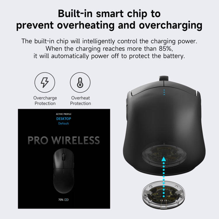 For Logitech G502 / G703 / G403 / G903 / GPW / GPW2 Mouse Wireless Charging Module Black