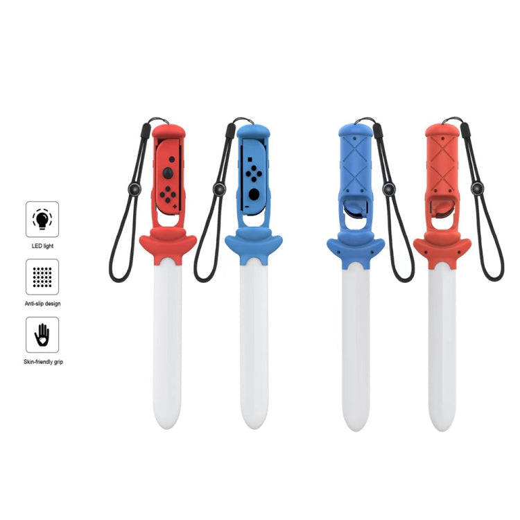 DOBE TNS-2109 Left and Right Handle Somatosensory Luminous Sword for Nintendo Switch(Blue)