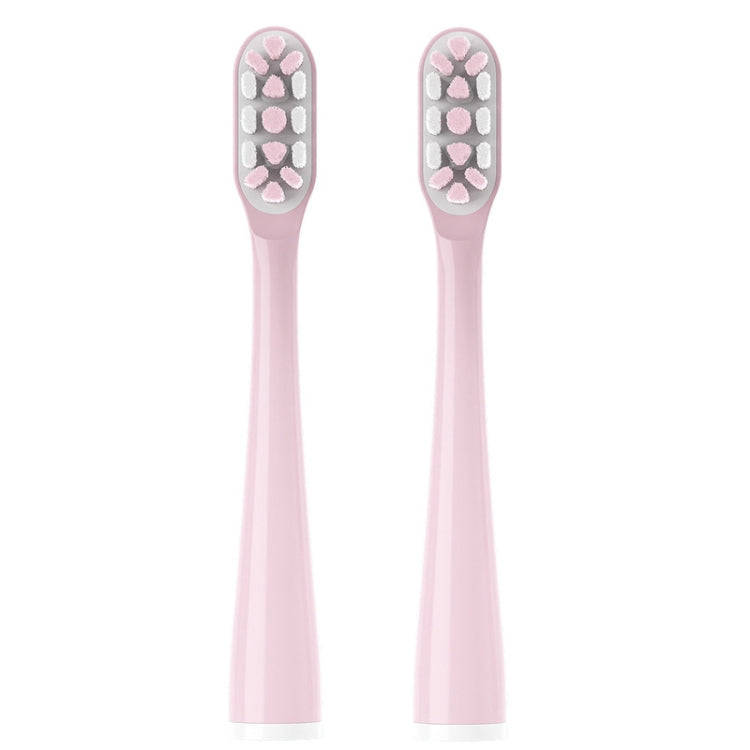 2 PCS Achor Free Tufting Electric Toothbrush Head for Usmile(Pink)
