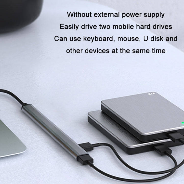 7 in 1 USB3.0 Docking Station Laptop Multifunctional HUB(Type-C Interface)