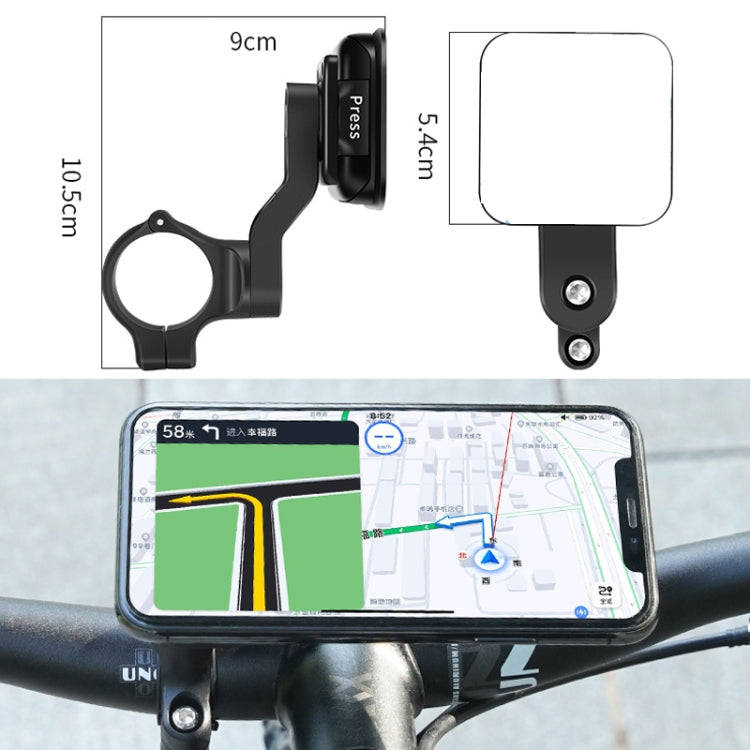 WEST BIKING YP0715060 Bicycle Strong Magnetic Attraction 360 Degree Rotating Navigation Phone Bra...