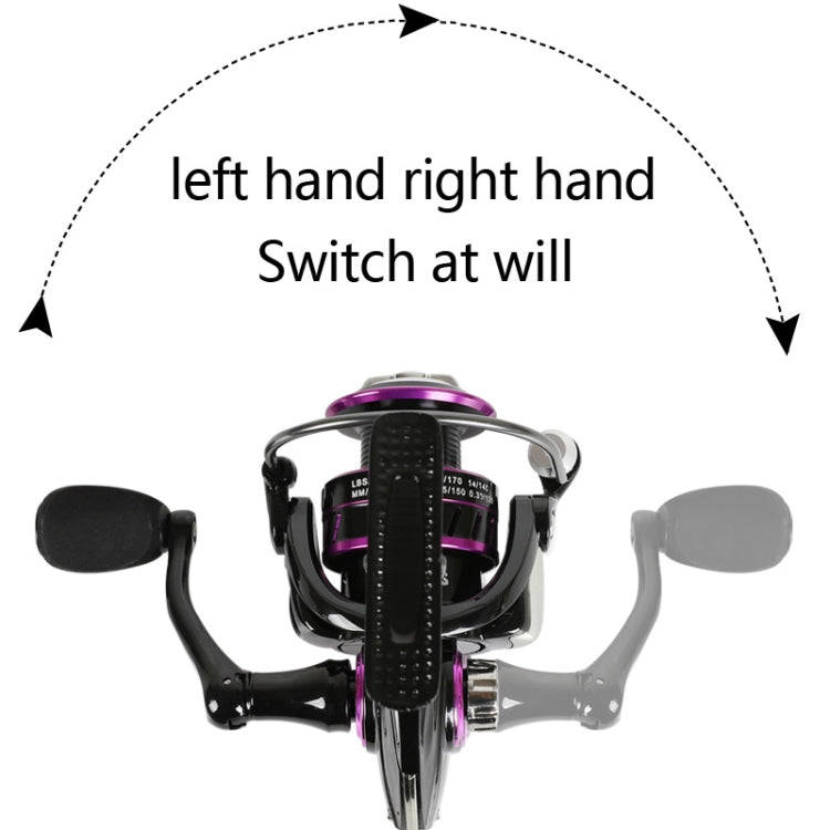 Metal Spinning Wheel Long-range Fish Wire Wheel, Style: KD PRO2000 (Metal Ball Grip)