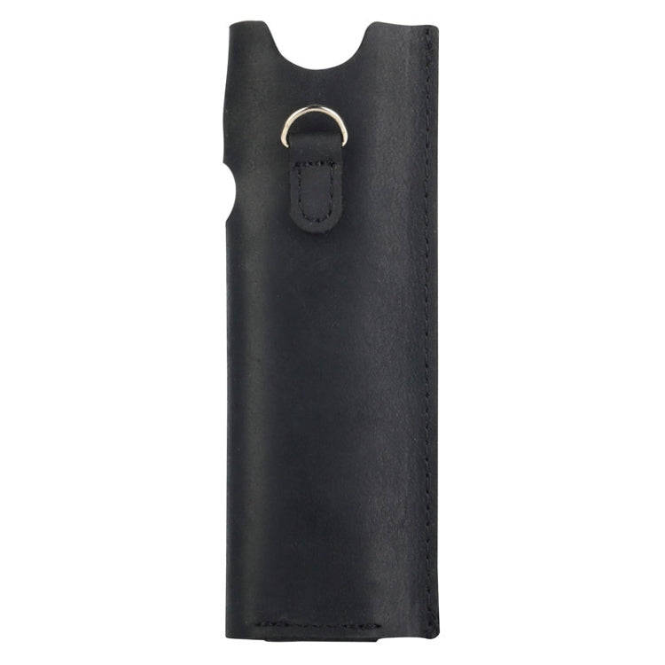 Electronic Cigarette Leather Protective Case For IQO ILUMA ONE, Style: Flat Pattern (Black)