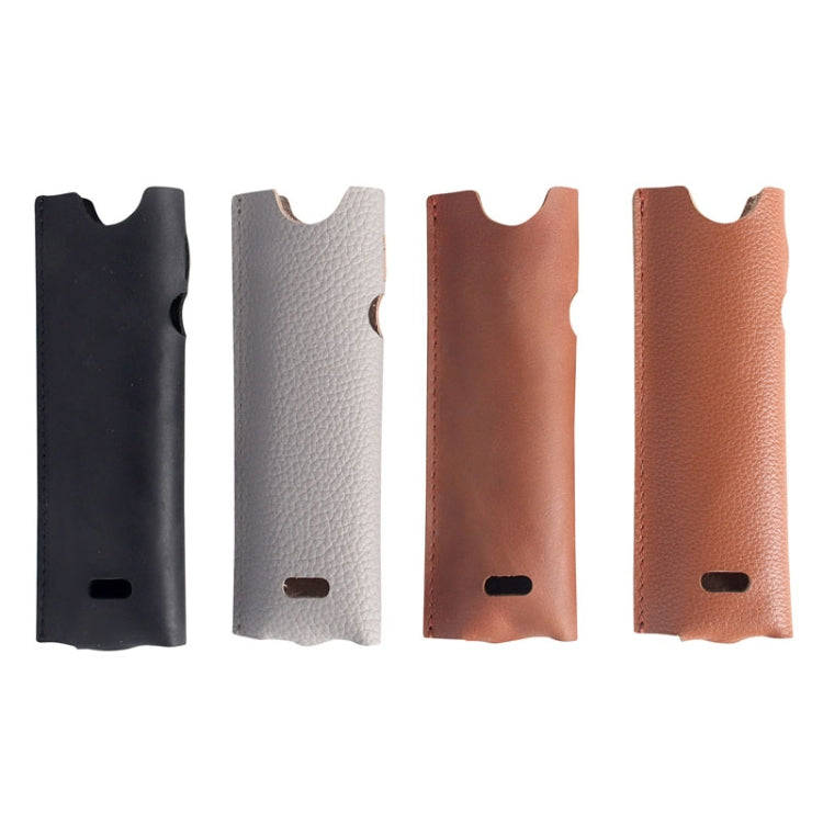 Electronic Cigarette Leather Protective Case For IQO ILUMA ONE, Style: Flat Pattern (Black)
