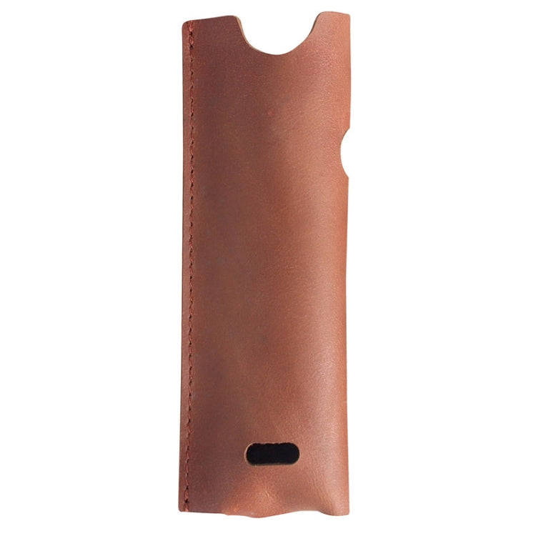 Electronic Cigarette Leather Protective Case For IQO ILUMA ONE, Style: Flat Pattern (Brown)