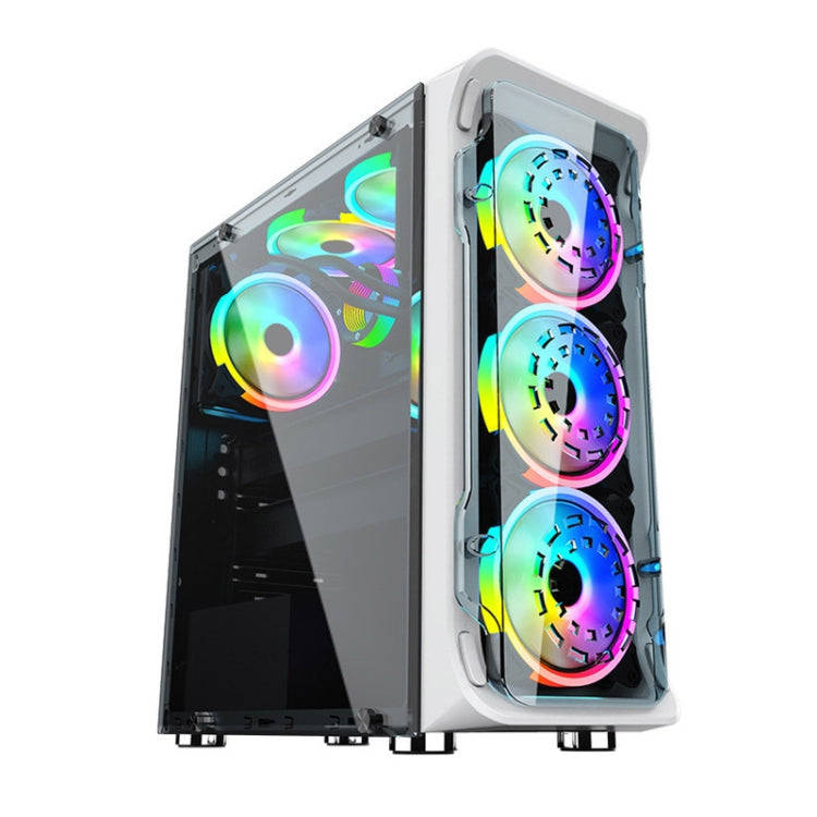 Computer CPU RGB luminous Radiator 5 Fans+Remote Control