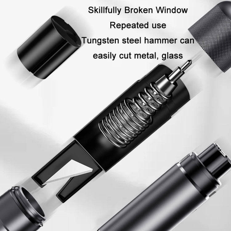 Vehicle Safety Hammer Multifunctional Underwater Emergency Window Breaker(Blue)