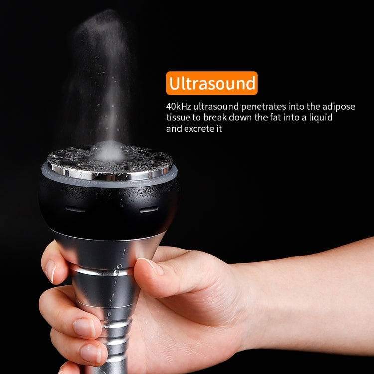 4 In 1  40K Ultrasonic Fat Blasting Device Radio Frequency Beauty Device Metal Handle  AU Plug