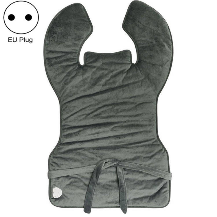 Heated Shoulder Guards Neck Guards Electric Heated Shawls Electric Blankets EU Plug(Dark Gray)