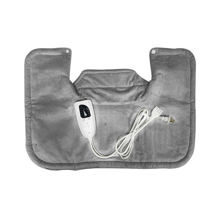 Electric Heated Thermal Shawl On The Back And The Neck UK Plug(Dark Gray)