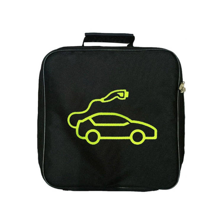 Car Charging Cable Storage Bag Carry Bag For Electric Vehicle Charger Plugs,Spec: Square With Logo