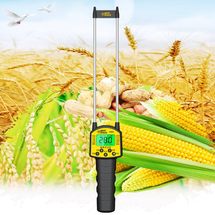 Smart Sensor AR991 Voice Prompt Grain Moisture Content Tester