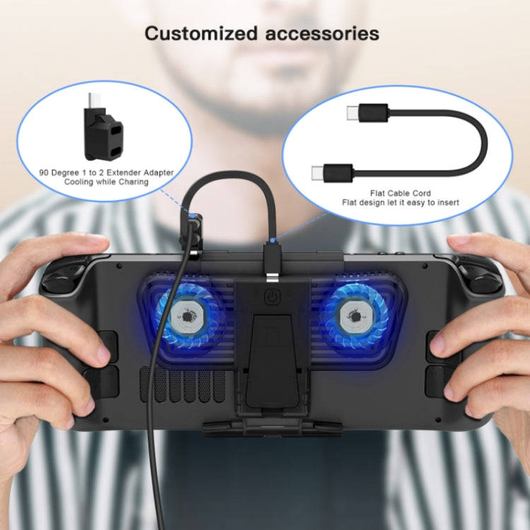 JYS For Steam Deck/Switch/OLED Game Console Cooling Fan With Bracket