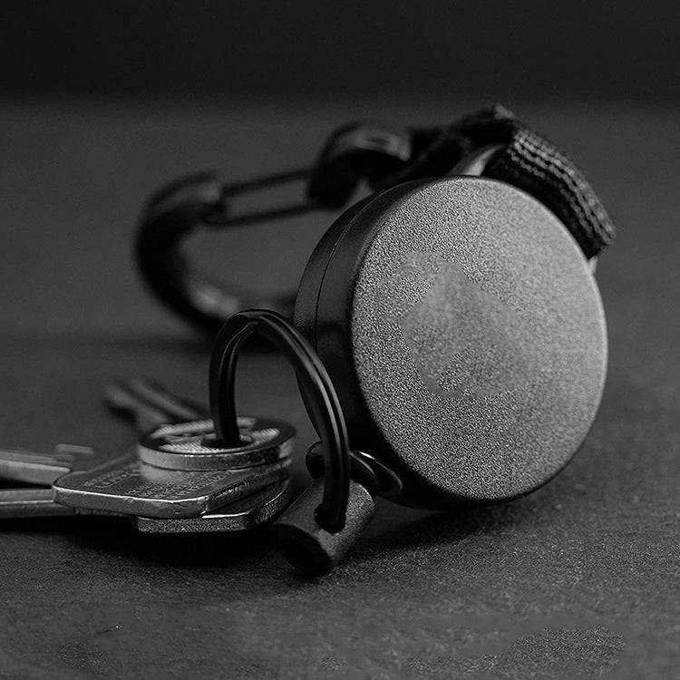 Retractable High Elastic Wire Rope Gourd Shaped Key Chain, Size: Small