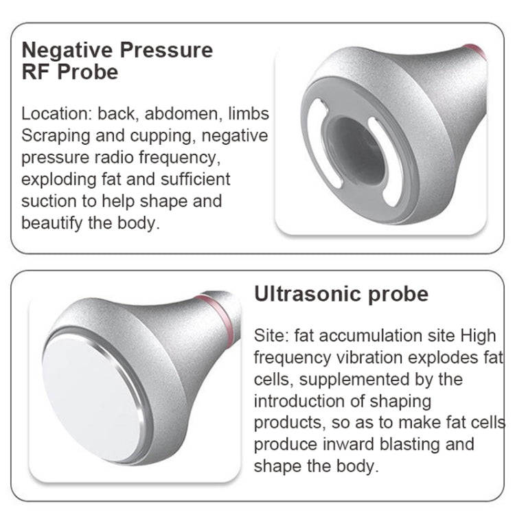 5 In 1 80K Ultrasonic Cavitation Vacuum Radio Frequency Lipo Slimming Machine US Plug(Golden Edge)