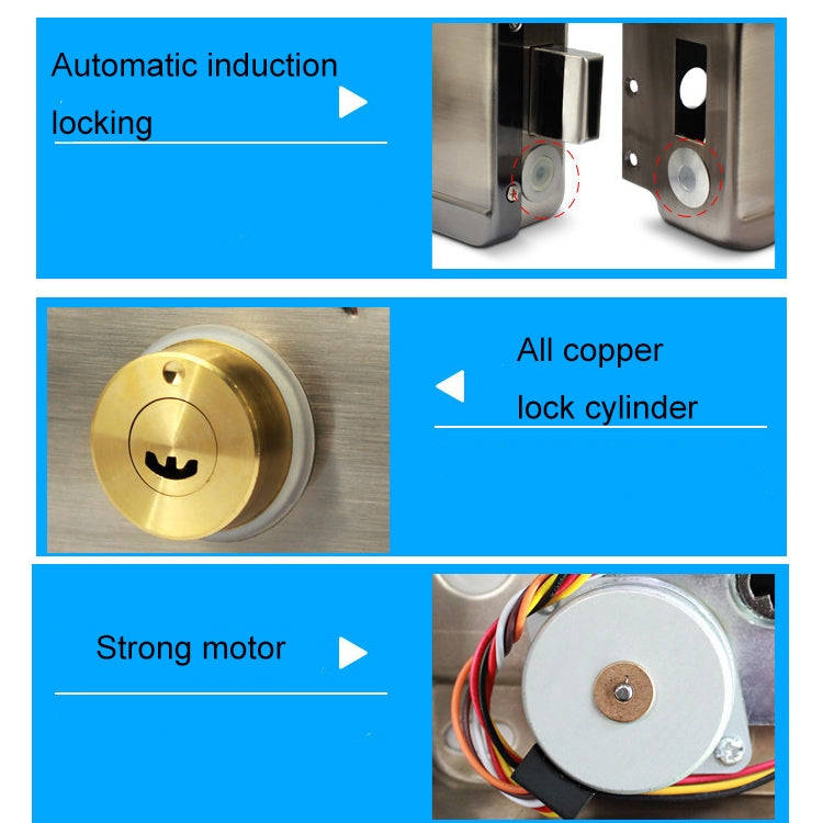 ID Access Control One Piece Induction Motor Lock Single Head