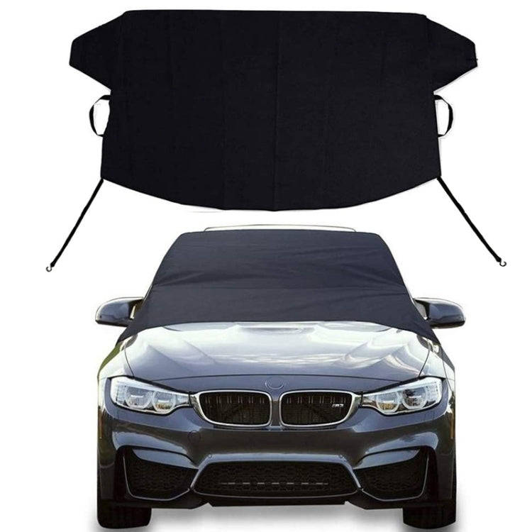 600D Oxford Cloth Car Snow Block Waterproof Windshield Coverings With Magnetic L