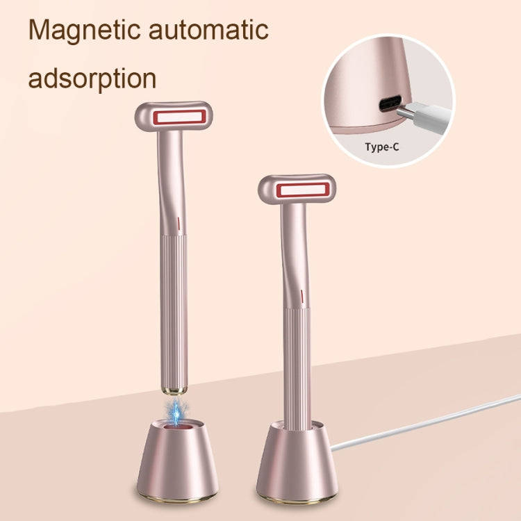 1605 Multifunctional Rotating EMS Micro-Current Radio Frequency Beauty Instrument(Pink)