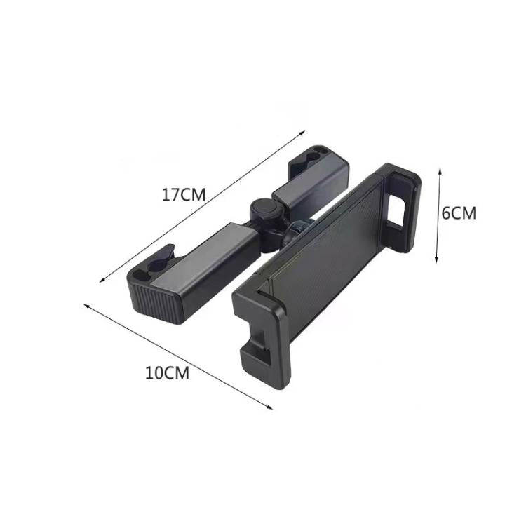 Car Rear Pillow Phone Tablet Bracket Rotatable Car Phone Holder(Black)