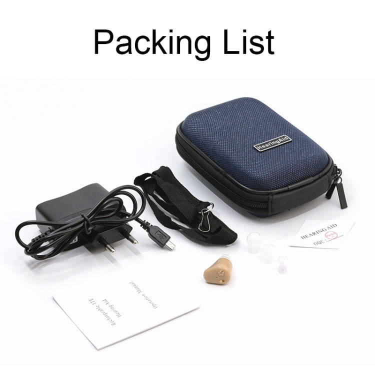 K-88 Wireless Elderly Sound Amplifier Sound Collector Mini Charging Hearing Aids, Plug: US Plug