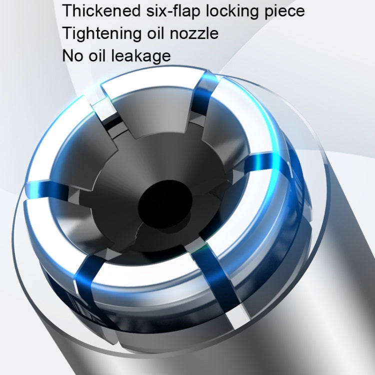 PC002 Lock Clamp Type High Pressure Grease Nozzle, Style: Butter Mouth+80cm Hose+3 Heads