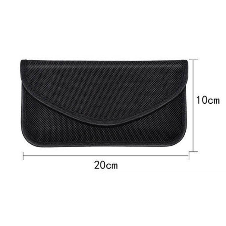 6.5 Inch Cell Phone Signal Shielding Bag Anti-location Isolated Signal RFID Storage Bag(Red)