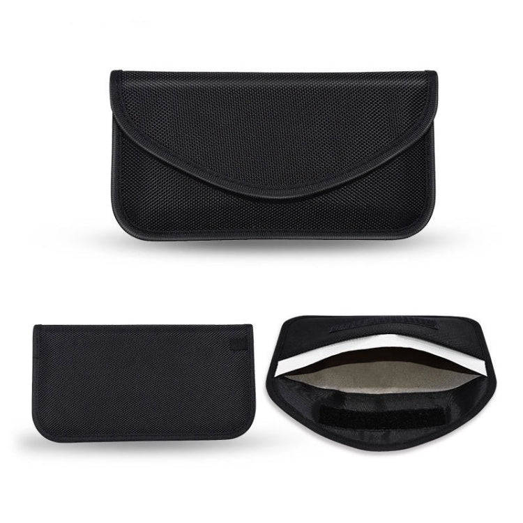 6.5 Inch Cell Phone Signal Shielding Bag Anti-location Isolated Signal RFID Storage Bag(Khaki)
