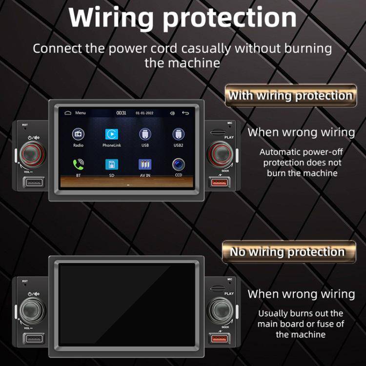 5 inch Bluetooth AUX Mobile Phone Interconnection USB Interface Car MP5(151W)