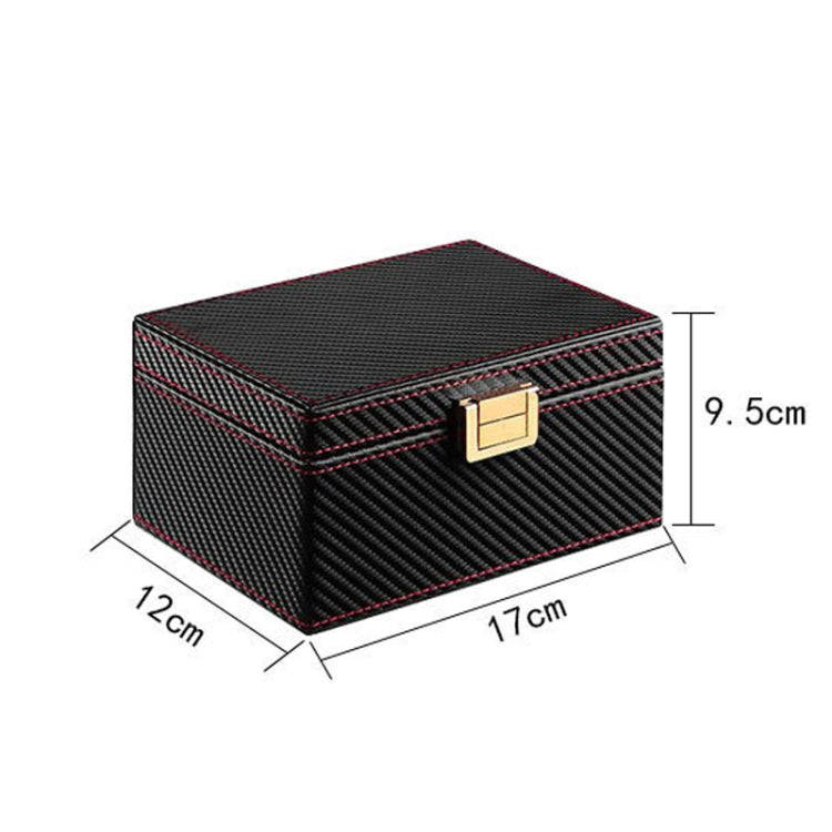 RFID Signal Shielding Box Car Key Anti-demagnetization Cell Phone Box(Carbon Fiber)
