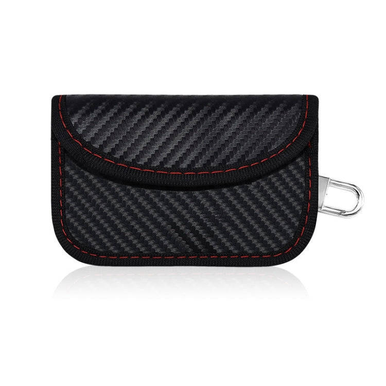 Carbon Fiber RFID Card Case Radiation-Proof Car Key Signal Shielding Bag 11.5 x 7.5cm
