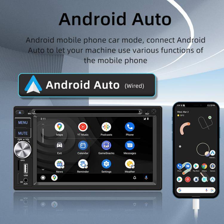 6.2 inch Bluetooth AUX Mobile Phone Interconnection USB Interface Car DVD(S4800)
