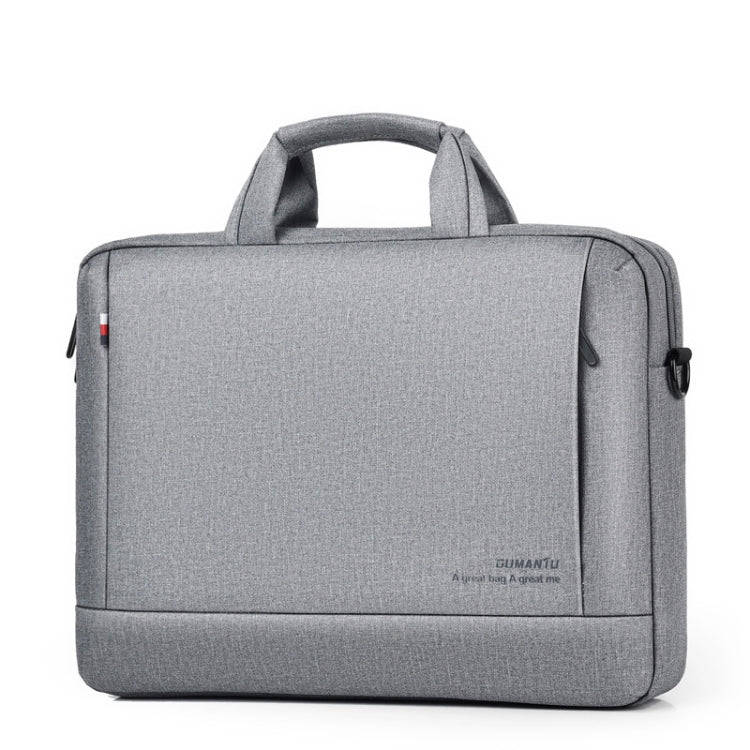 OUMANTU 020 Event Computer Bag Oxford Cloth Laptop Computer Backpack, Size: 14 inch(Light Gray)