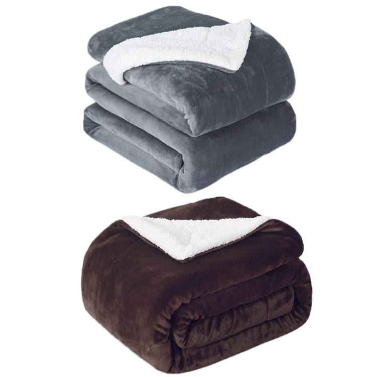 Intelligent Temperature Control Electric Heating Blanket, Size: 130x180cm EU Plug(Brown White)