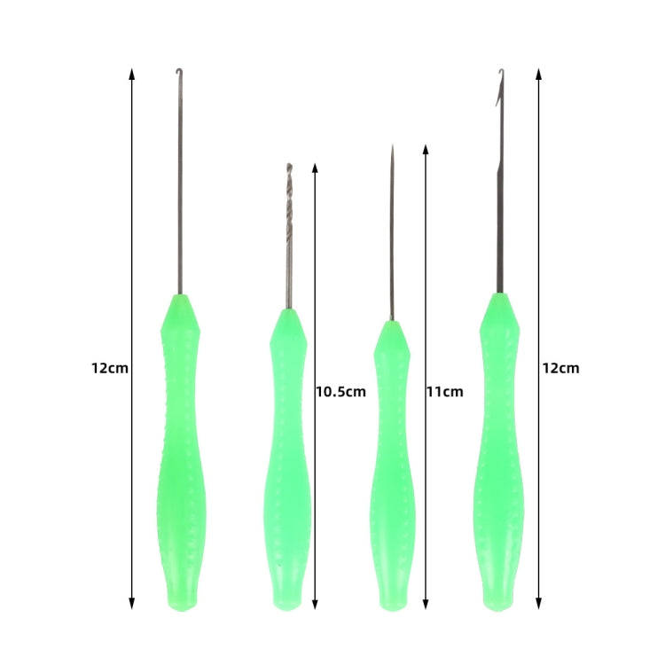 2 PCS / Set Carp Fishing Hook Needle Fishing Bead Bait Hook Needle