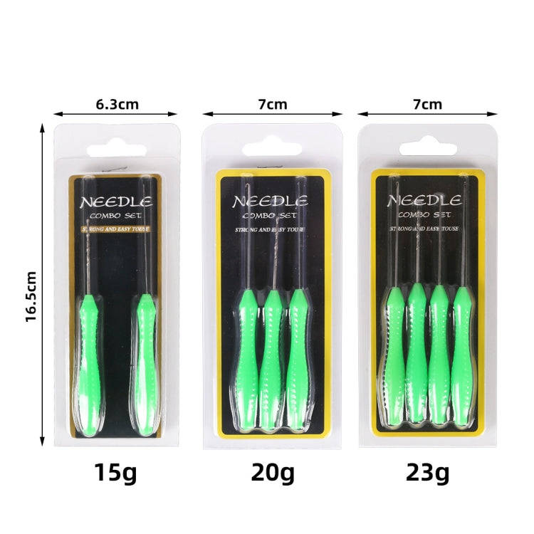 2 PCS / Set Carp Fishing Hook Needle Fishing Bead Bait Hook Needle