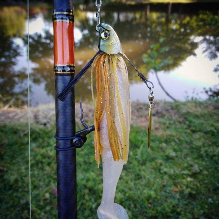 Lures Fake Bait Hubs Rotating Composite Sequins Noise Freshwater Sea Fishing Warped  Mouth Catfis...