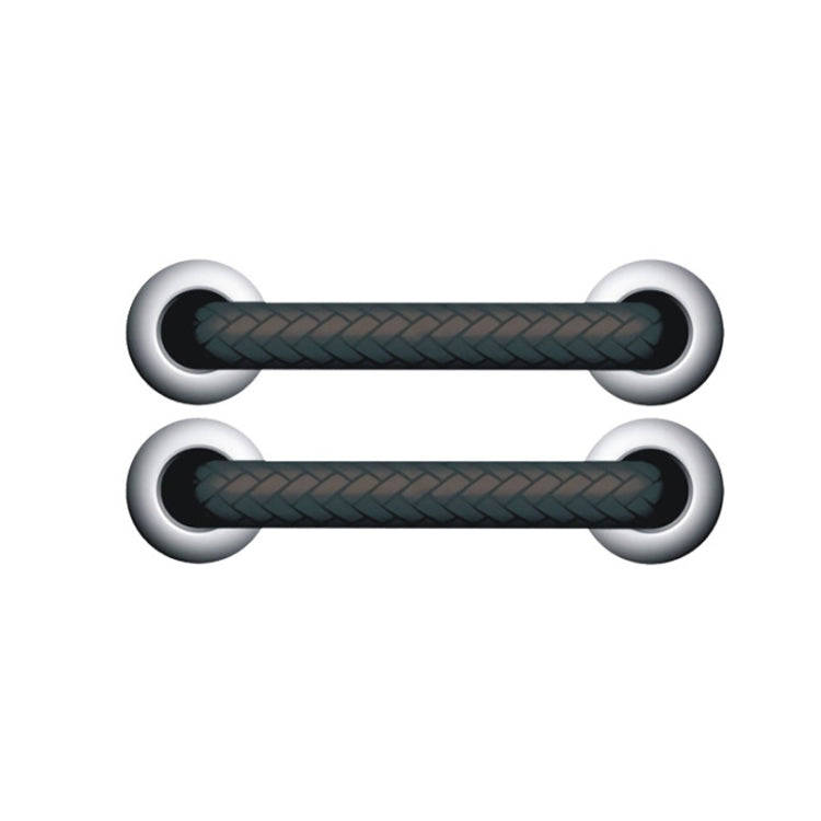 10pcs Shoelace Car Sticker Body Cover Up Scratch Patch Sticker(Black Horizontal)