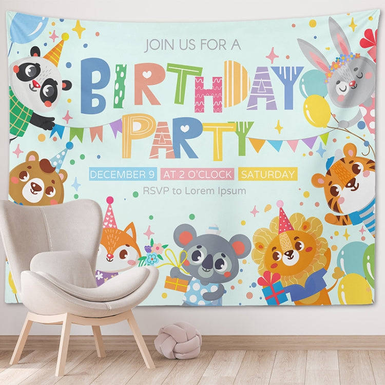 Happy Birthday Photo Backdrop Party Decoration Tapestry, Size: 200x150cm(GT56-8)