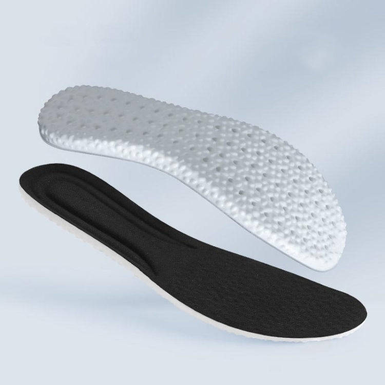 5pairs Super Soft High Elasticity Sports Insoles Summer Insoles, Size: 40(Black)