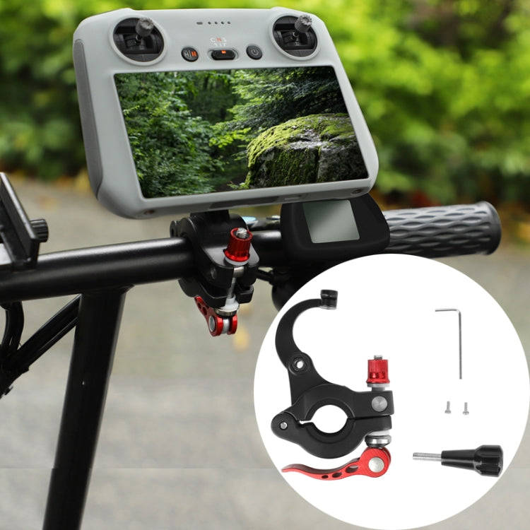 For DJI Mini 3 Pro / RC1 Sunnylife MM3-ZJ400 Remote Control Shooting Camera Bicycle Clip(Black)